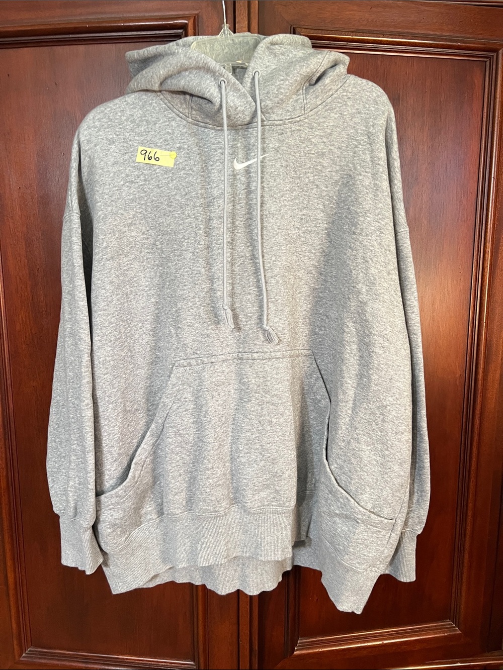 Nike Men's Heather Gray Pullover Hoodie XL TG